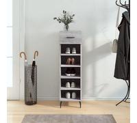 BOWEKAM Mobili,Armadi & Stoccaggio,Scarpiera Grigio Sonoma 30x35x105 cm Legno Ingegnerizzato