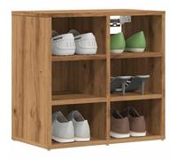BOWEKAM Mobili,Armadi & Stoccaggio,Scarpiere 2 pz Rovere Artigianale 52x30x50 cm