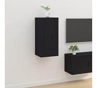 BOWEKAM Mobili,Centri di intrattenimento e supporti TV,Mobile TV a parete Nero 40x34,5x80 cm