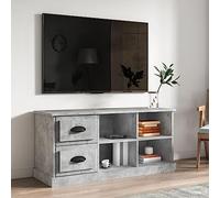 BOWEKAM Mobili,Centri di intrattenimento e supporti TV,Mobile TV Grigio cemento 102x35.5x47.5 cm Legno Ingegnerizzato