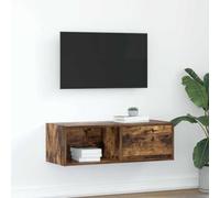 BOWEKAM Mobili,Centri Intrattenimento & Porta Tv,Mobile TV Rovere Affumicato 80x31x25.5 cm Legno Ingegnerizzato