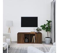 BOWEKAM Mobili,Centri Intrattenimento & Porta Tv,Mobile TV Rovere Marrone 100x35x40 cm Legno Ingegnerizzato