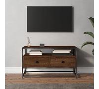 BOWEKAM Mobili,Centri Intrattenimento & Porta Tv,Mobile TV Rovere Marrone 80x35x45 cm Legno Ingegnerizzato