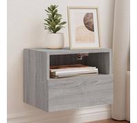 BOWEKAM Mobili,Centri Intrattenimento & Supporti Tv,Armadi TV 2 pz Grigio Sonoma 40x30x30 cm Legno Ingegnerizzato