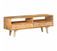 BOWEKAM Mobili,Centri Intrattenimento & Supporti Tv,Mobile TV 110x30x41 cm Legno Massello Mango