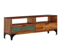 BOWEKAM Mobili,Centri Intrattenimento & Supporti Tv,Mobile TV 118x35x45 cm Legno massello Recupero