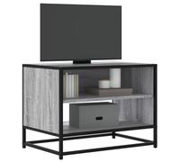 BOWEKAM Mobili,Centri Intrattenimento & Supporti Tv,Mobile TV Grigio Sonoma 61x40x46 cm Legno e Metallo Ingegnerizzato