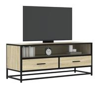 BOWEKAM Mobili,Centri Intrattenimento & Supporti Tv,Mobile TV Rovere Sonoma 100x34.5x40 cm Legno e Metallo Ingegnerizzato