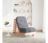 BOWEKAM Mobili, futon, divano letto futon con materasso, 60 x 206 x 11 cm, in legno massello Douglas