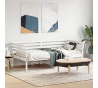 BOWEKAM Mobili,Letti & Accessori,Letti & Telai,Divano letto senza materasso Bianco 75x190 cm Singolo Piccolo Legno massello di pino