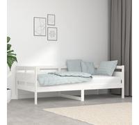 BOWEKAM Mobili,Letti & Accessori,Letti & Telai,Divano letto senza materasso Bianco Legno massello Pino 90x190 cm Singolo