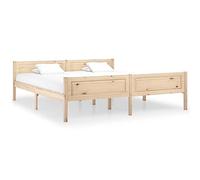 BOWEKAM Mobili,Letti & Accessori,Letti & Telai,Telaio del letto senza materasso in legno di pino massello 180x200 cm Super King