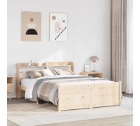 BOWEKAM Mobili,Letti & Accessori,Letti & Telai,Telaio letto con testiera senza materasso 135x190 cm Matrimoniale