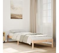 BOWEKAM Mobili,Letti & Accessori,Letti & Telai,Telaio letto extra lungo senza materasso 80x210 cm Legno massello di pino
