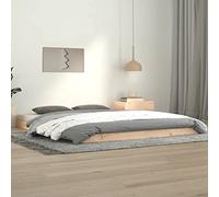 BOWEKAM Mobili,Letti & Accessori,Letti & Telai,Telaio letto senza materasso 140x190 cm Legno massello di pino