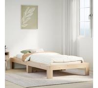 BOWEKAM Mobili,Letti & Accessori,Letti & Telai,Telaio letto senza materasso 90x190 cm Singolo Legno massello di pino