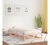 BOWEKAM Mobili,Letti & Accessori,Letti & Telai,Telaio letto senza materasso 90x200 cm Legno Massello