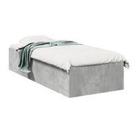 BOWEKAM Mobili,Letti & Accessori,Letti & Telai,Telaio letto senza materasso Grigio cemento 90x190 cm Singolo
