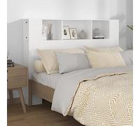 BOWEKAM Mobili,Letti & Accessori,Testiere e pediere,Testiera Armadio Bianco 140x18.5x104.5 cm