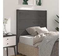 BOWEKAM Mobili,Letti & Accessori,Testiere e pediere,Testiera Grigio 81x4x100 cm Legno massello di pino