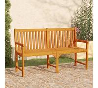 BOWEKAM Mobili,Mobili da esterno,Sedute all'aperto,Panche da giardino,Panca da giardino 150 cm in legno massello di acacia