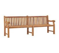 BOWEKAM Mobili,Mobili da esterno,Sedute all'aperto,Panche da giardino,Panca da giardino 228 cm in legno massello di teak