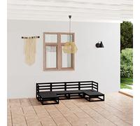 BOWEKAM Mobili,Mobili da esterno,Set di mobili da esterno,6 pezzi Garden Lounge Set Legno di pino massello