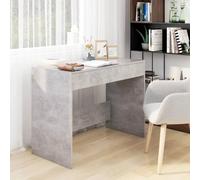 BOWEKAM Mobili,Mobili per ufficio,Scrivanie,Scrivania Grigio Cemento 101x50x76.5 cm Legno Ingegnerizzato
