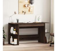 BOWEKAM Mobili,Mobili per ufficio,Scrivanie,Scrivania,Rovere Marrone 140x50x75 cm Legno Ingegnerizzato