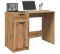 BOWEKAM Mobili,Mobili Ufficio,Scrivanie,Scrivania Rovere Artigianale 100x50x75 cm Legno Ingegnerizzato