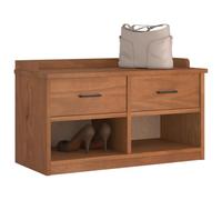 BOWEKAM Mobili, panchine, panche portaoggetti e ingressi, panca da corridoio Sandnes, 87 x 40 x 50 cm, in legno massello di pino