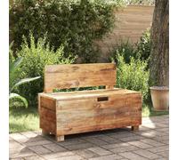 BOWEKAM Mobili, panchine, panche portaoggetti e ingressi, panca in legno di mogano massiccio 86 x 40 x 60 cm