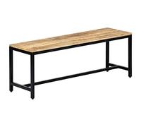 BOWEKAM Mobili, panchine, panchine da cucina e da pranzo, panca da pranzo 120 cm in legno di mango grezzo massiccio