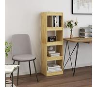 BOWEKAM Mobili, scaffalature, librerie e mensole in piedi, divisorio per armadietti per libri, 40 x 30 x 135,5 cm in legno di pino