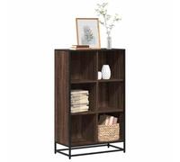 BOWEKAM Mobili,Scaffalature,Librerie & Scaffali In Piedi,Armadio Libro Rovere Marrone 65.5x33x107.5 cm Legno Ingegnerizzato