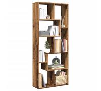 BOWEKAM Mobili,Scaffalature,Librerie & Scaffali In Piedi,Divisorio Libreria Legno Antico 67x25x161,5 cm Legno Ingegnerizzato
