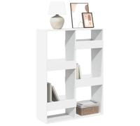 BOWEKAM Mobili,Scaffalature,Librerie & Scaffali,Libreria Bianco 100x33x135 cm Legno Ingegnerizzato