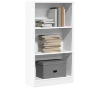 BOWEKAM Mobili,Scaffalature,Librerie & Scaffali,Libreria Bianco 60x24x109 cm Legno Ingegnerizzato