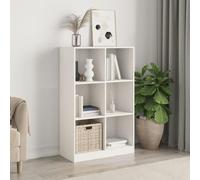 BOWEKAM Mobili,Scaffalature,Librerie & Scaffali,Libreria Bianco 70x33x110 cm Legno massello di pino