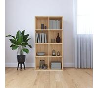 BOWEKAM Mobili,Scaffalature,Librerie & Scaffali,Libreria/Credenza Libreria/Credenza Rovere Sonoma 66x30x130 cm Legno Ingegnerizzato