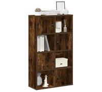 BOWEKAM Mobili,Scaffalature,Librerie & Scaffali,Libreria Rovere Affumicato 60x24x101.5 cm Legno Ingegnerizzato
