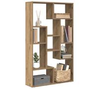 BOWEKAM Mobili,Scaffalature,Librerie & Scaffali,Libreria Rovere Artigianale 72x20x120 cm Legno Ingegnerizzato
