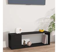 BOWEKAM Mobili,Scaffalature,Librerie & Scaffali,Mobile TV Nero 100x24x32 cm Legno Ingegnerizzato