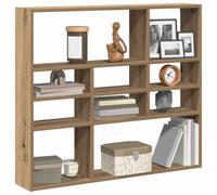 BOWEKAM Mobili,Scaffalature,Mensole a Parete & Ledges,Mensola da Parete Rovere Artigianale 90x16x78 cm Legno Ingegnerizzato