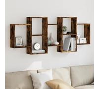 BOWEKAM Mobili,Scaffalature,Mensole e sporgenze a parete,Mensola da parete in rovere fumé 159x18x65 cm Legno Ingegnerizzato