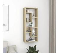 BOWEKAM Mobili,Scaffalature,Mensole e sporgenze,Mensola da parete in rovere Sonoma 36x16x90 cm Legno Ingegnerizzato