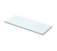 BOWEKAM Mobili,Scaffalature,Mensole e sporgenze,Pannello mensola in vetro trasparente 50x15 cm