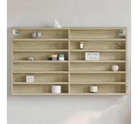 BOWEKAM Mobili,Scaffalature,Mensole e sporgenze,Vetrina Vetrine Rovere Sonoma 100x8.5x58 cm Legno Ingegnerizzato