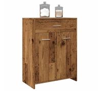 BOWEKAM Mobili,Set di mobili,Set di mobili da bagno,Armadietto da bagno Legno antico 60x33x80 cm Legno ingegnerizzato