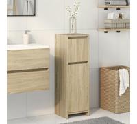 BOWEKAM Mobili,Set di mobili,Set di mobili da bagno,Armadietto da bagno Rovere Sonoma 30x30x95 cm Legno Ingegnerizzato